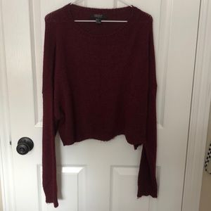 Sweater crop top